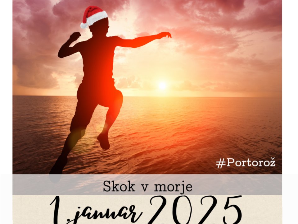 Novoletni skok v morje - tradicija, ki povezuje Portorož