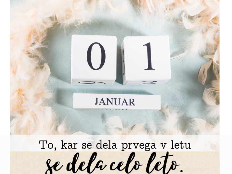 Začetek novega leta - z majhnimi koraki k velikim spremembam