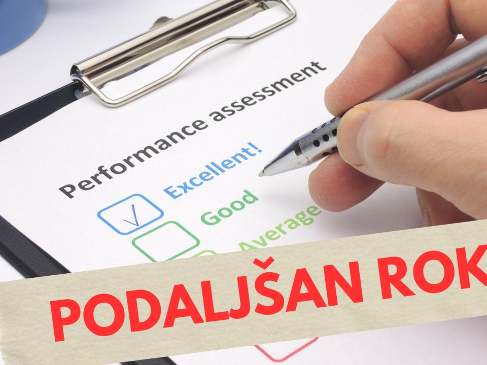 Podalj&scaron;an rok za prijavo - Javni poziv za člane Ocenjevalne komisije