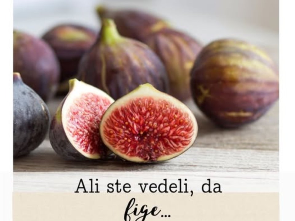 Ali ste vedeli, da ...fige...