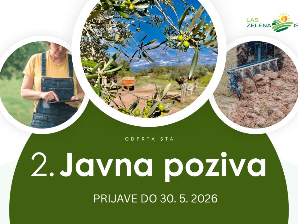 Odprta sta 2. Javna poziva: Več kot pol milijona za zeleno prihodnost Istre