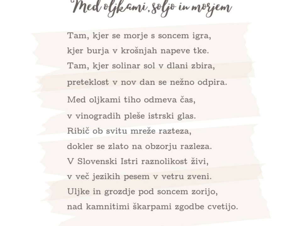 Praznujemo kulturo in na&scaron;o Istro